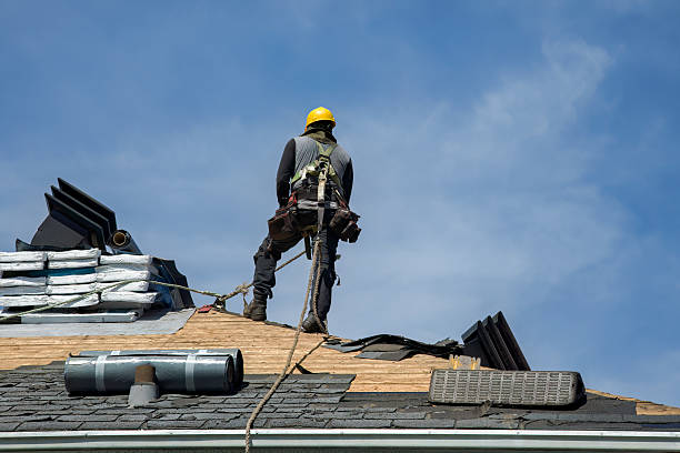 Professional Metal Roofing technician working in Owensville, MO